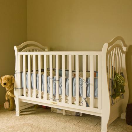 кровать, ребенок, маленький, собака Darryl Brooks - Dreamstime