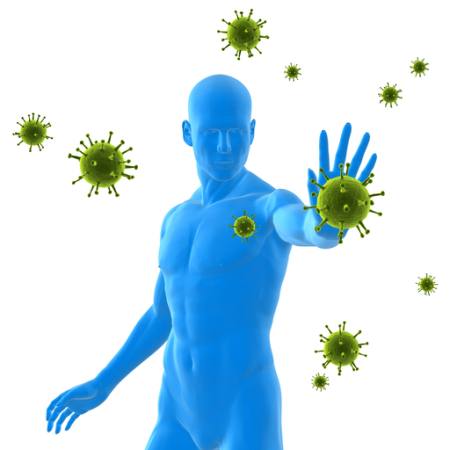 вирус, иммунитет, синий, мужчина, больные, бактерии, зеленый Sebastian Kaulitzki - Dreamstime