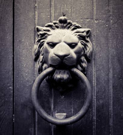 лев, кольцо, рот, дверь Mauro77photo - Dreamstime