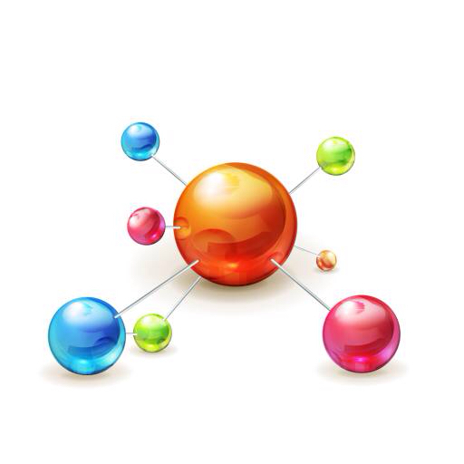 атом, мяч, мячи, цвет, цвета, оранжевый, зеленый, розовый, голубой Natis76