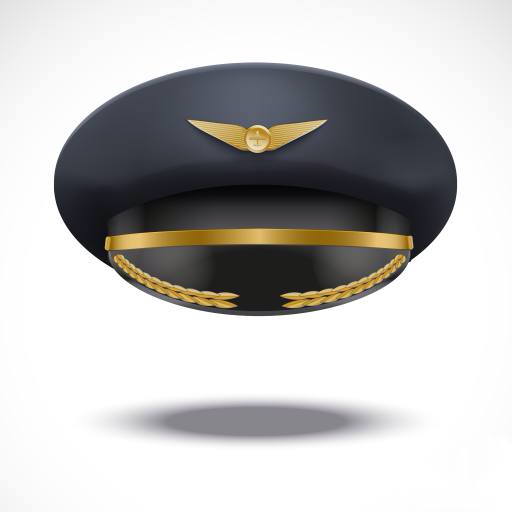 шляпа, кепка, капитан, золотой, черный, тень Viacheslav Baranov (Batareykin)