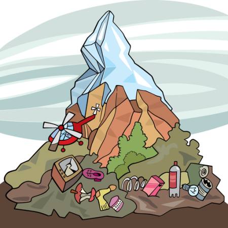 горы, лед, мусор, измельчитель Igor Zakowski - Dreamstime