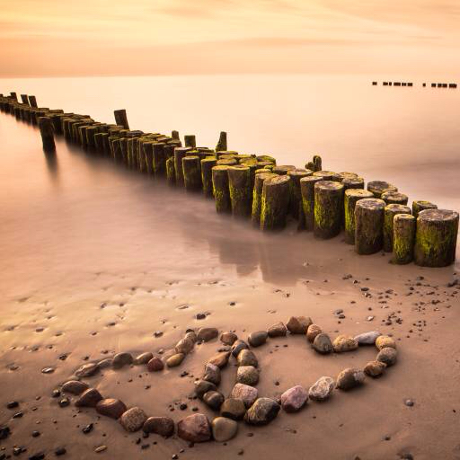 вода, сердце, сердечки, камни, дерево, песок, пляж Manuela Szymaniak (Manu10319)
