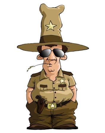 Закон, очки, шляпа, человек, пистолет, звезда Dedmazay - Dreamstime