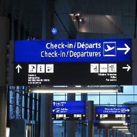 Pixwords изображение с знак, проверить в, аэропорт, стрелка Fmua