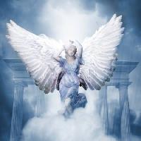 Pixwords изображение с небеса, облака, крылья, девушка, небо Eti Swinford - Dreamstime