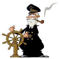 моряк, морской, капитан, колеса, трубы, дым Dedmazay - Dreamstime