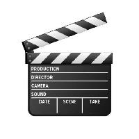 доска, производство, режиссер, оператор, дата, сцена, взять, черный, белый Roberto1977 - Dreamstime