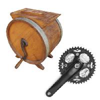 колесо, инструмент, объект, ручки, спина, дерево Ken Backer - Dreamstime