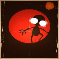 Pixwords изображение с красные, иностранец, черный, монстр, насекомое, глаза, белый Dietmar Höpfl - Dreamstime