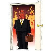 Pixwords изображение с двери, красный, портфель, огонь Dedmazay - Dreamstime