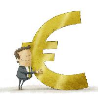 евро, человек, знак, деньги Jrcasas