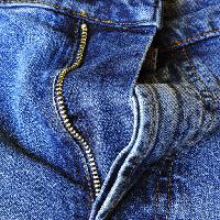 Pixwords изображение с джинсы, ткань, одежда, молния Tevfik Ozakat (Ozakat)