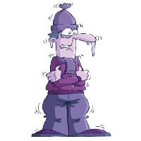 Pixwords изображение с холодно, человек, лед, фиолетовый Dedmazay - Dreamstime