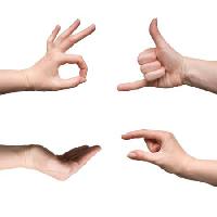 Pixwords изображение с рука, жест, tumb, человек, Antonuk - Dreamstime
