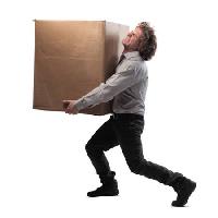 Pixwords изображение с коробка, тяжелый человек, носить, большой Bowie15 - Dreamstime