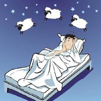 Pixwords изображение с сна, овцы, звезды, кровать, человек Norbert Buchholz - Dreamstime