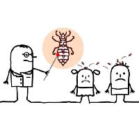 Pixwords изображение с насекомое, дети, дети, мужчина, доктор N.l - Dreamstime
