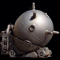 Pixwords изображение с круглая, бомба, катапульты, сталь, железо, война, мяч Aleksey Solodov (Leoaleks)