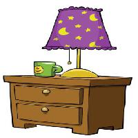 Pixwords изображение с лампа, стенд, чашки, ящик, луна, звезды Dedmazay - Dreamstime