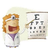 Pixwords изображение с глаза, тест, врач, женщина, рисунок Jrcasas