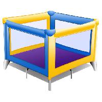 Pixwords изображение с кровать, ребенок, желтый, синий Jazzerup