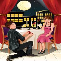 Pixwords изображение с мужчина, женщина, луна, ужин, ресторан, ночной Artisticco Llc - Dreamstime