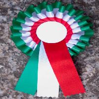 Pixwords изображение с ленты, флаг, цвета, мрамор, зеленый, белый, красный, круглый Massimiliano Ferrarini (Maxferrarini)