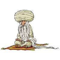 Pixwords изображение с человек, ковровое покрытие, шляпа, борода, длинные Dedmazay - Dreamstime