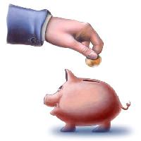 деньги, руки, свинья, животных, банк Andreus - Dreamstime