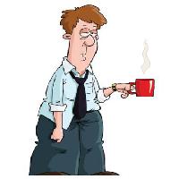 человек, кофе, Масяничка, кофе, красный, кубок Dedmazay - Dreamstime