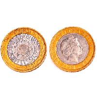 Pixwords изображение с монет, голова, королева, золото, фунты Picstudio - Dreamstime