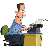 Pixwords изображение с человек, офис, написать, писатель, бумага, стул, стол Dedmazay - Dreamstime