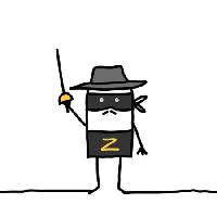 Pixwords изображение с мужчина, маска, меч, темно, шляпа, герой N.l - Dreamstime